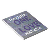 HAKUNA MATATA NOTIZBLOCK (angewinkelt)