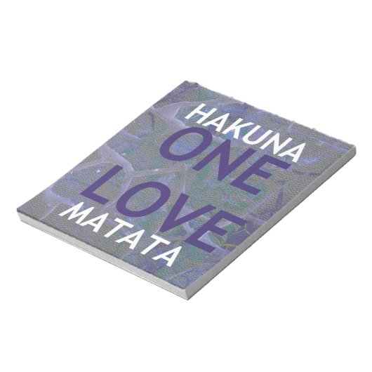 HAKUNA MATATA NOTIZBLOCK (Rotiert)