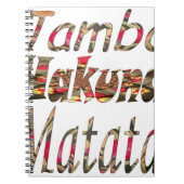 Hakuna Matata Notizblock (Vorderseite)