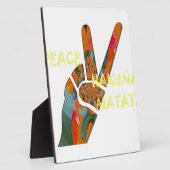 Hakuna Matata Peace Fotoplatte (Seite)