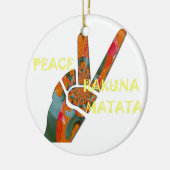 Hakuna Matata Peace Keramikornament (Links)
