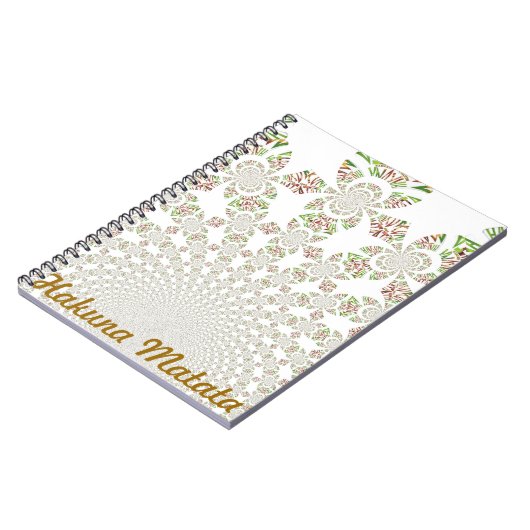 Hakuna Matata Personalize Notebook Notizblock (Linke Seite)