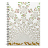 Hakuna Matata Personalize Notebook Notizblock (Vorderseite)