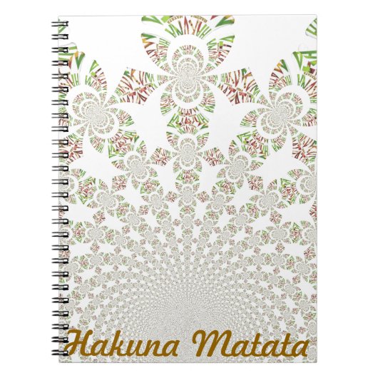 Hakuna Matata Personalize Notebook Notizblock (Vorderseite)