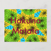 Hakuna Matata Postcard Postkarte (Vorderseite)