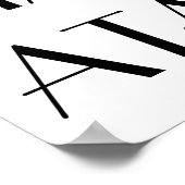 Hakuna Matata Poster (Ecke)