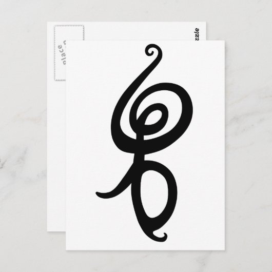 Hakuna Matata Postkarte (Vorne/Hinten)