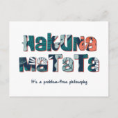 Hakuna Matata Postkarte (Vorderseite)