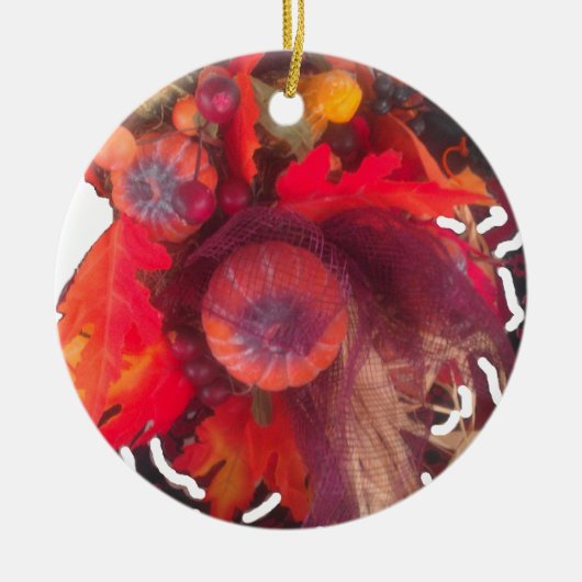 Hakuna Matata Pumkin Special Gift Fruit Basket.png Keramikornament (Vorne)