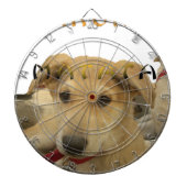 "Hakuna Matata Pup" - Worry-free Puppy Liebe Dartscheibe (vorne)