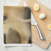 "Hakuna Matata Pup" - Worry-free Puppy Liebe Geschirrtuch (Viertel Falte)