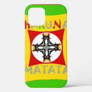 Hakuna Matata Rasta Color Red Golden Green iPhone 12 Pro Hülle