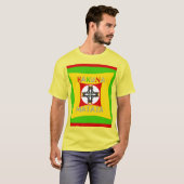 Hakuna Matata Rasta Color Red Golden Green T-Shirt (Vorne ganz)