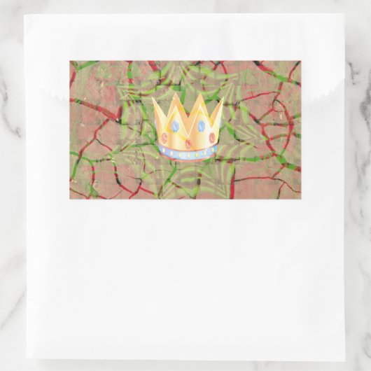 Hakuna matata rechteckiger aufkleber (Tasche)