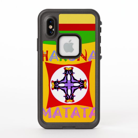 Hakuna Matata Red Golden Green (Rückseite)