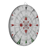 HAKUNA MATATA RED GREEN DARTSCHEIBE (Vorderseite Links)