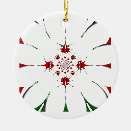 HAKUNA MATATA RED GREEN KERAMIK ORNAMENT (Vorne)