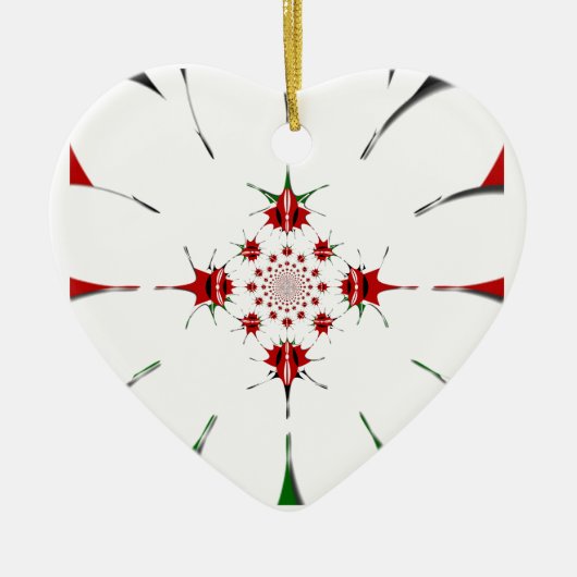 HAKUNA MATATA RED GREEN KERAMIKORNAMENT (Vorne)
