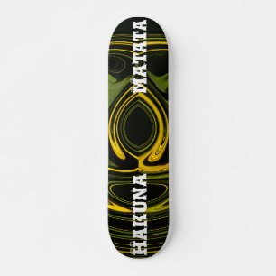 Hakuna Matata Retro Jungen & Mädchen Individuelles Skateboard