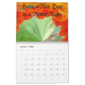 Hakuna Matata Rose Illusion Custom Calendar Kalender (Jan 2026)