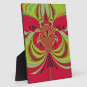 Hakuna Matata rotes gelbes Design Fotoplatte (Seite)