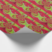 Hakuna Matata rotes gelbes Design Geschenkpapier (Ecke)