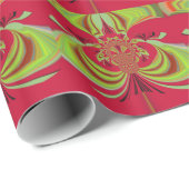 Hakuna Matata rotes gelbes Design Geschenkpapier (Rolleneckpunkt)