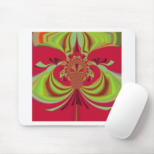 Hakuna Matata rotes gelbes Design Mousepad (Mit Mouse)