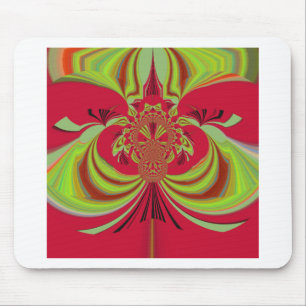 Hakuna Matata rotes gelbes Design Mousepad