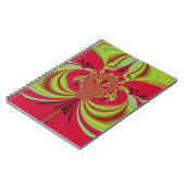 Hakuna Matata rotes gelbes Design Notizblock (Linke Seite)