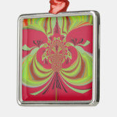 Hakuna Matata rotes gelbes Design Ornament Aus Metall (Links)