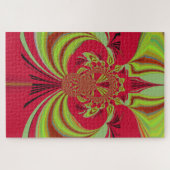 Hakuna Matata rotes gelbes Design Puzzle (Horizontal)