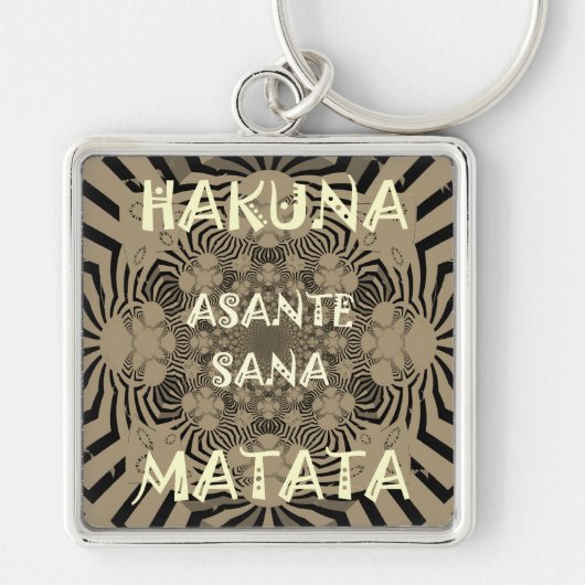 Hakuna Matata Schlüsselanhänger (Vorne)