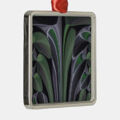 Hakuna Matata Schöne Ökologische Grafik Silbernes Ornament (Rechts)