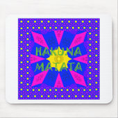 Hakuna Matata Schöne Phantastische Designfarben Mousepad (Vorne)