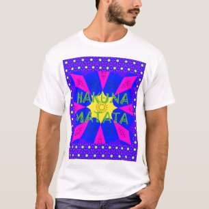 Hakuna Matata Schöne Phantastische Designfarben T-Shirt