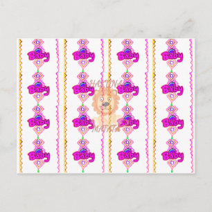 Hakuna Matata: Schönes Design-Motiv für Baby-Löwen Postkarte