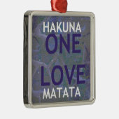 HAKUNA MATATA SILBERNES ORNAMENT (Rechts)