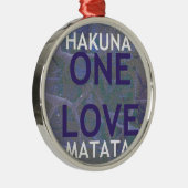 HAKUNA MATATA SILBERNES ORNAMENT (Rechts)