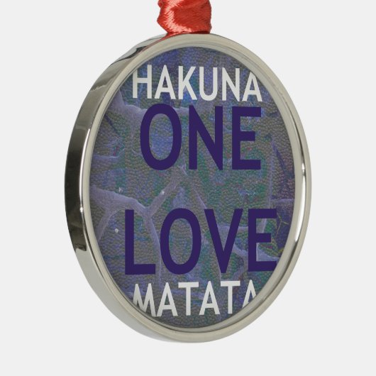 HAKUNA MATATA SILBERNES ORNAMENT (Rechts)