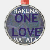 HAKUNA MATATA SILBERNES ORNAMENT (Vorne)