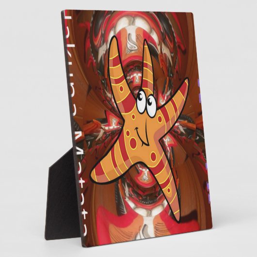 Hakuna Matata Starfish Design Fotoplatte (Seite)