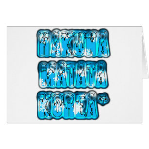 Hakuna Matata Südkorea Art Print/Graphic