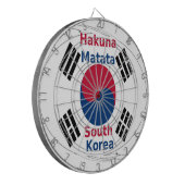 Hakuna Matata Südkorea Art Print/Graphic Dartscheibe (Vorderseite Links)