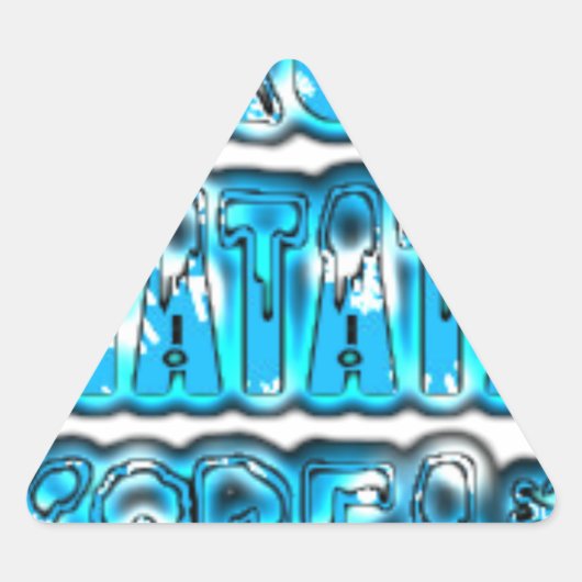 Hakuna Matata Südkorea Art Print/Graphic Dreieckiger Aufkleber (Vorderseite)