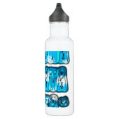 Hakuna Matata Südkorea Art Print/Graphic Edelstahlflasche (Rechts)