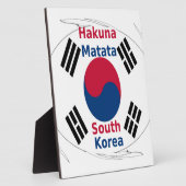 Hakuna Matata Südkorea Art Print/Graphic Fotoplatte (Seite)