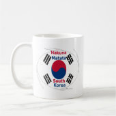 Hakuna Matata Südkorea Art Print/Graphic Kaffeetasse (Links)