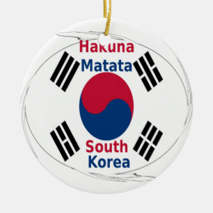Hakuna Matata Südkorea Art Print/Graphic Keramikornament