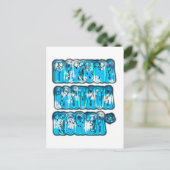 Hakuna Matata Südkorea Art Print/Graphic Postkarte (Stehend Vorderseite)